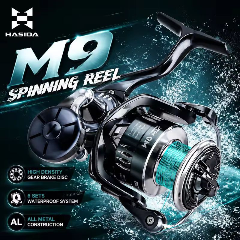 Moulinet de pêche HASIDA M9, e - Fishing Boat Steering Wheel avis et prix