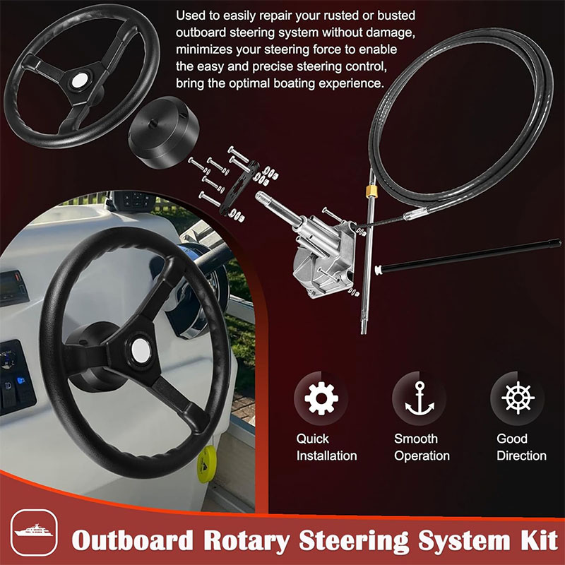 Système de direction pour bate - Fishing Boat Steering Wheel avis et prix